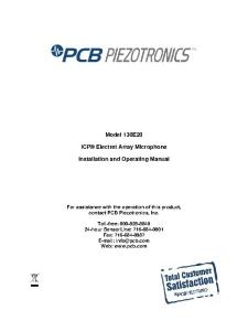PCB-130E20 Product Manual