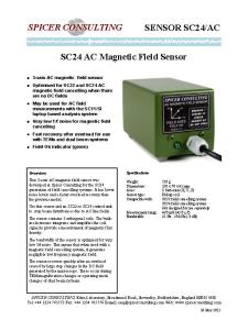 SC24 AC Magnetic Field Sensor