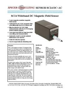 SC24 DC Magnetic Field Sensor