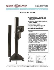 TEM Sensor Mount 