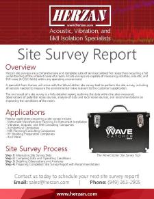 Site Survey Report Data Sheet