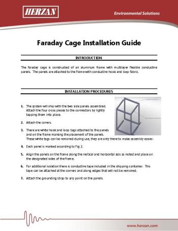 Faraday Cage Product Manual