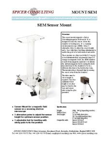 SEM Sensor Mount