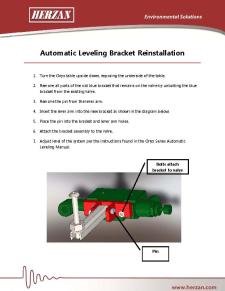 Automatic Leveling Bracket Installation Guide